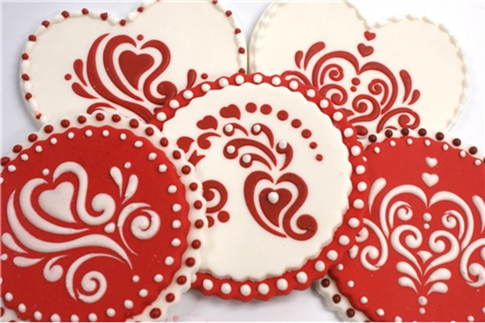 Mini Amore Cupcake or Cookie Stencil Set