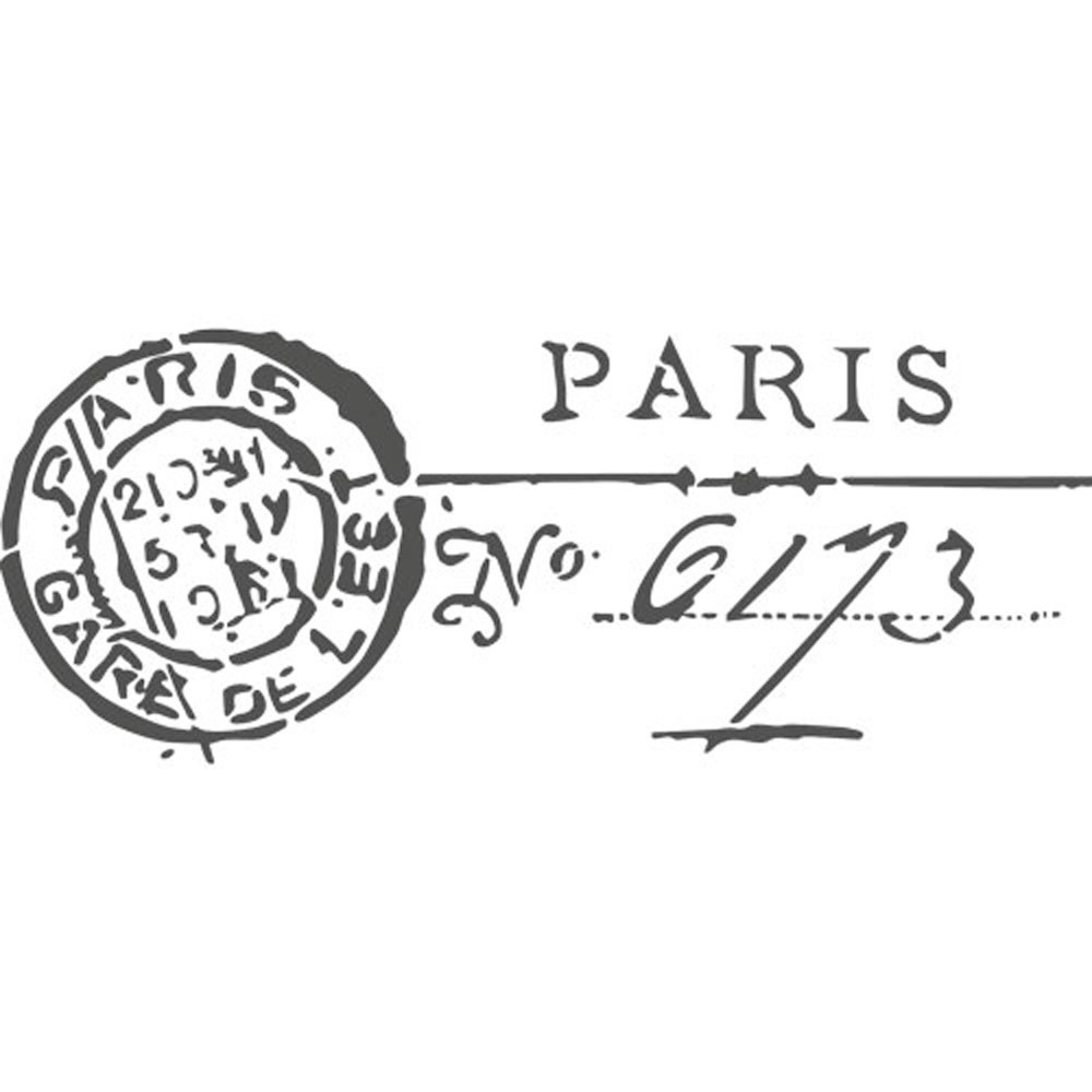 Paris Postmark Stencil