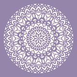 14 to 36 Inch Karma Mandala Wall Stencil