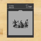 Dancing Witches Halloween Cookie and Craft Stencil