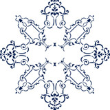 Filigree Medallion Ceiling Wall Stencil