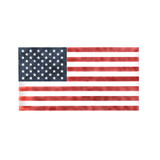 7.5 Inch American Flag Wall Stencil