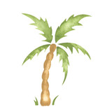 Small Palm Tree Craft Stencil