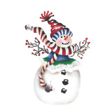 Small Snowman with Cap Stencil