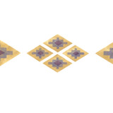 Southwestern Geometric Wall Stencil Border