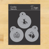1.5 Inch Halloween Cookie and Cupcake Stencil Set