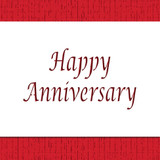 Happy Anniversary Business Card Cake Stencil