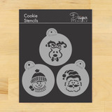 Whimsical Holiday Cookie and Cupcake Stencil Set