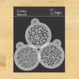 Whimsical Flower Cookie Stencil Set