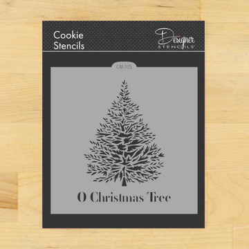 O Christmas Tree Cookie and Craft Stencil