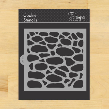 Cobblestone Cookie and Craft Stencil