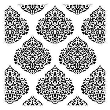 Moroccan Damask Stencil (10 mil plastic)