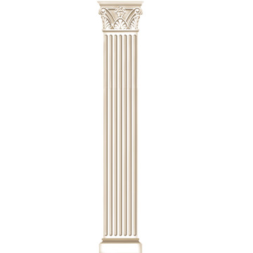 Column with Capital Wall Stencil