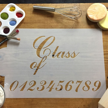 Class of... Cake Stencil