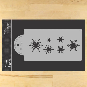 Snowflake Cake and Cookie Stencil