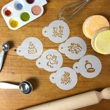 Wedding Candy and Cookie Stencil Set