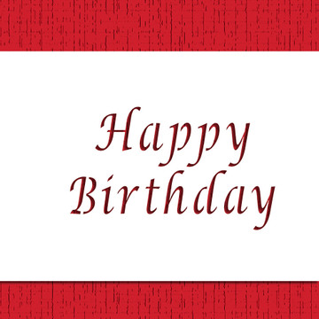 Happy Birthday Business Card Cake Stencil