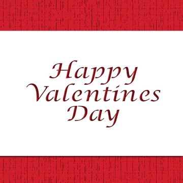 Happy Valentines Day Business Card Cookie Stencil