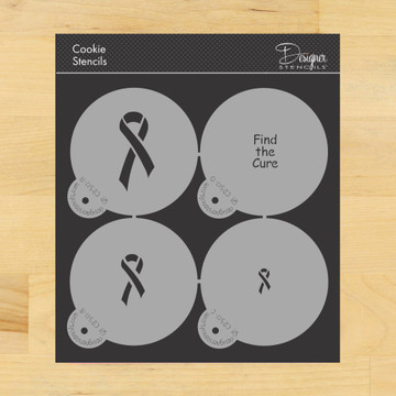 Find the Cure Cookie Stencil Set