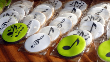 Musical Cookie Stencil 
