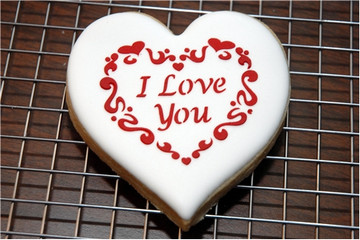 I Love You Cookie Stencil Set