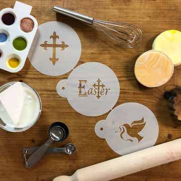 Easter Cookie or Cupcake Stencil Set