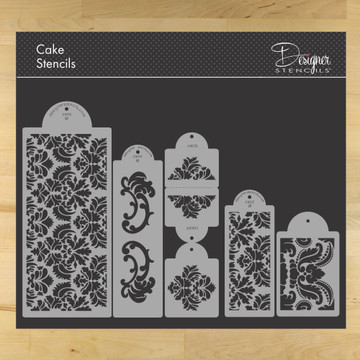 Martha Stewart's Damask Cake Stencil Set