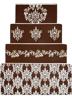 Filigree Damask Cake Stencil Set