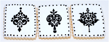 Gem Pendant Cake Stencil Set SKU #C567