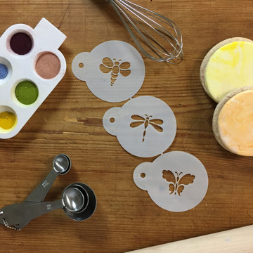 Mini Bugs Cupcake or Cookie Stencil Set