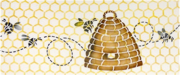 Bee Skep Cake Stencil