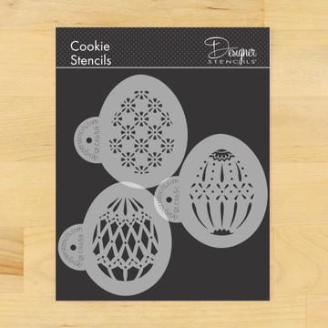 Faberge Easter Egg Cookie Stencil Set