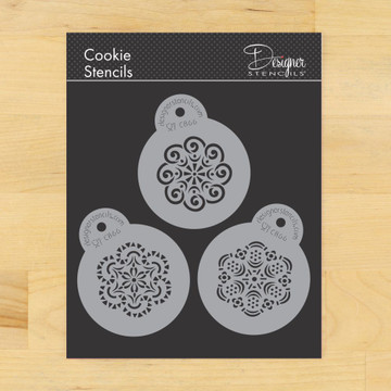 Mini Crochet Cookie or Cupcake Stencil Set