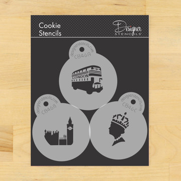 Royal London Cookie Stencil Set