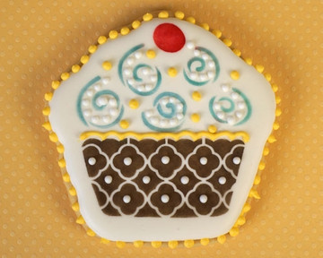 Cupcake Stencil and Tin Cutter Set