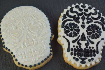 Sugar Skulls Cookie Cutter and Stencil Set Cookie