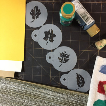 Whole Leaves Cookie Stencil Set