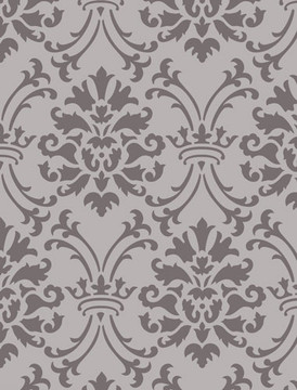 Large Royal Damask Allover Wall Stencil