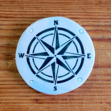 Compass Rose Cookie and Craft Stencil Cookie