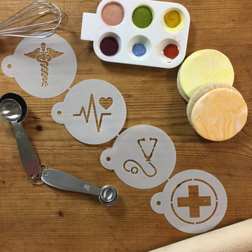 Medical Symbols Cookie Stencil Set SKU #C992