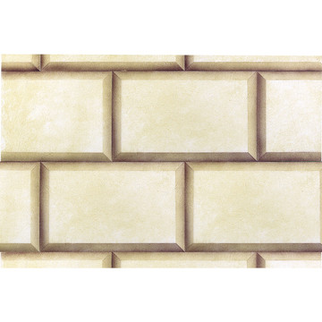 Small Beveled Blocks Wall Stencil by The Mad Stencilist