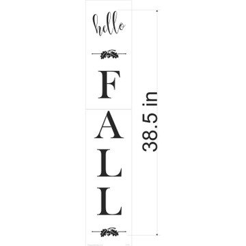 Hello FALL Sign Stencil - 38.5" Tall
