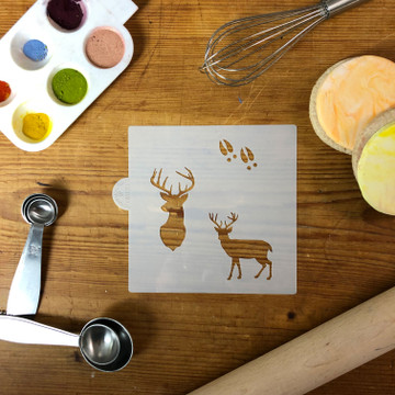 Deer Buck Cookie and Craft Stencil