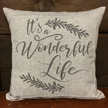 It's A Wonderful Life Stencil (10 mil plastic)