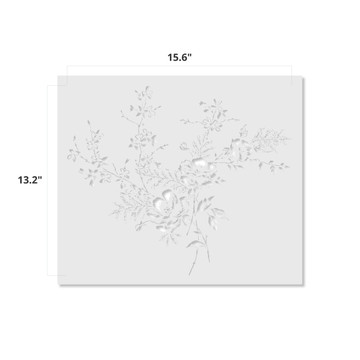 Garden Gatherings - (Small) Bunch Wall Stencil Size