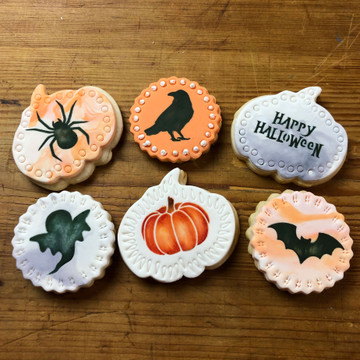 Spooky Halloween Cupcake/ Cookie Stencil Tops SKU #C1061
