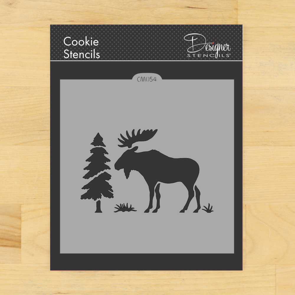 Donkey Silhouette Solid DIY Cookie Wall Craft Stencil - 5.5 Inch