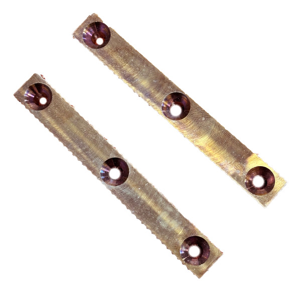 98mm Serrated Fixture Rail 2 PC Set - Bottom View