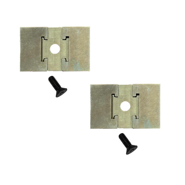 T-Force Fixture Clamp Set, Heat Treated, 6-piece set, Interlocked, Bottom View