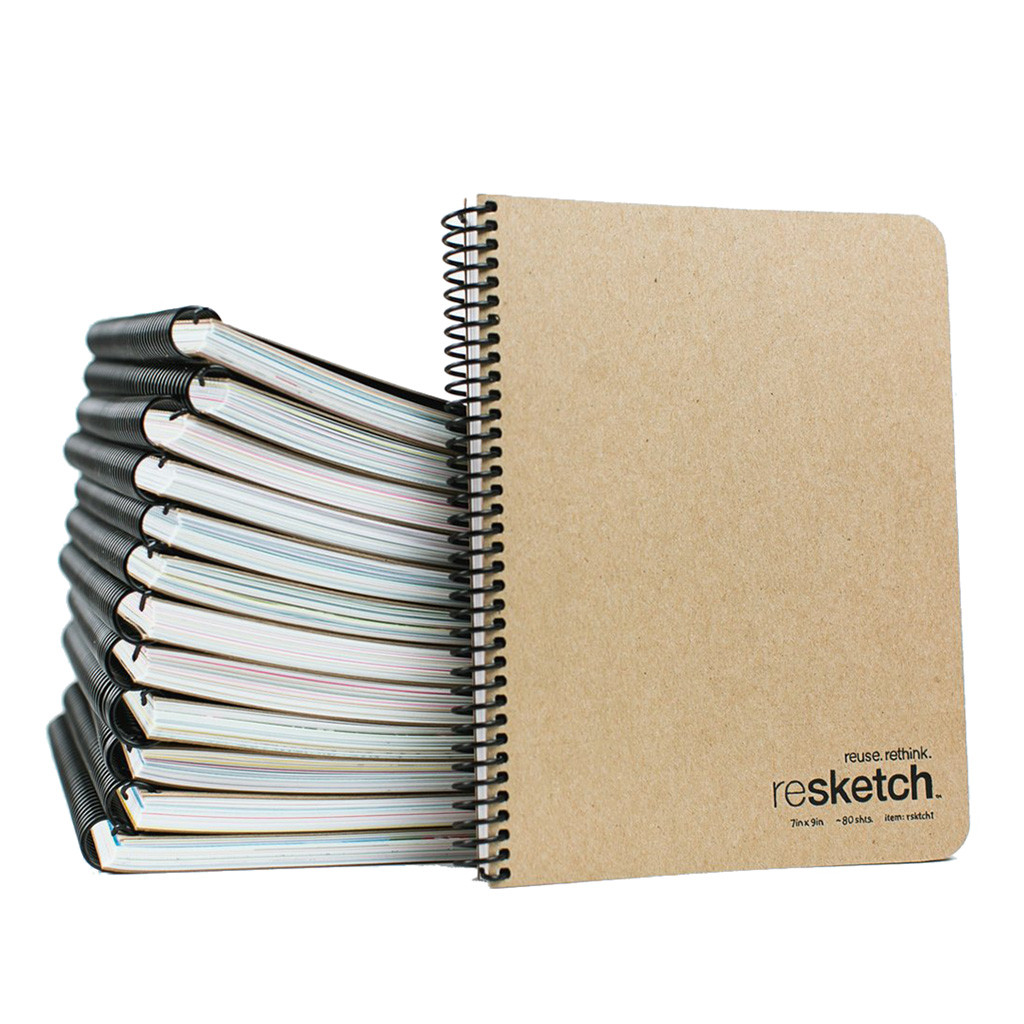 Resketch: The Reclaimed Paper Sketchbook